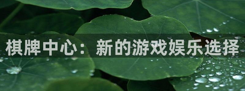 鼎点娱乐下载链接：棋牌中心：新的游戏娱乐选择